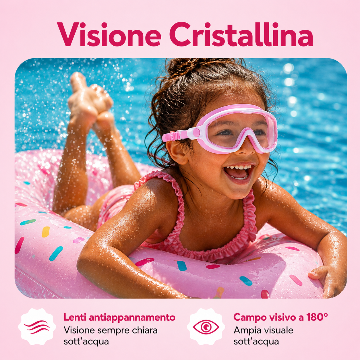 Aquini — Occhialini da Nuoto per Bambini