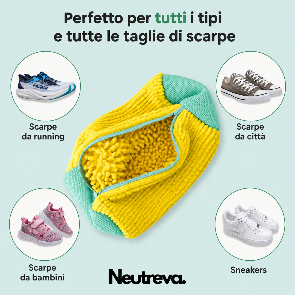 Sacco Salvascarpe per Lavatrice