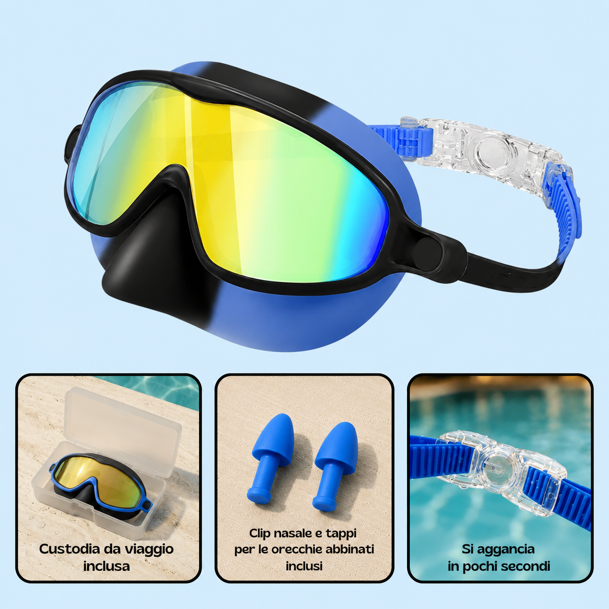 Aquini — Occhialini da Nuoto per Bambini