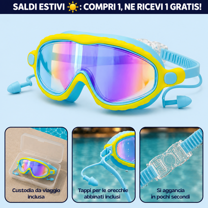 Aquini — Occhialini da Nuoto per Bambini