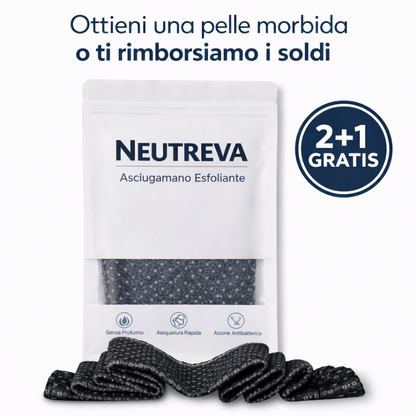 Asciugamano esfoliante antibatterico per la doccia