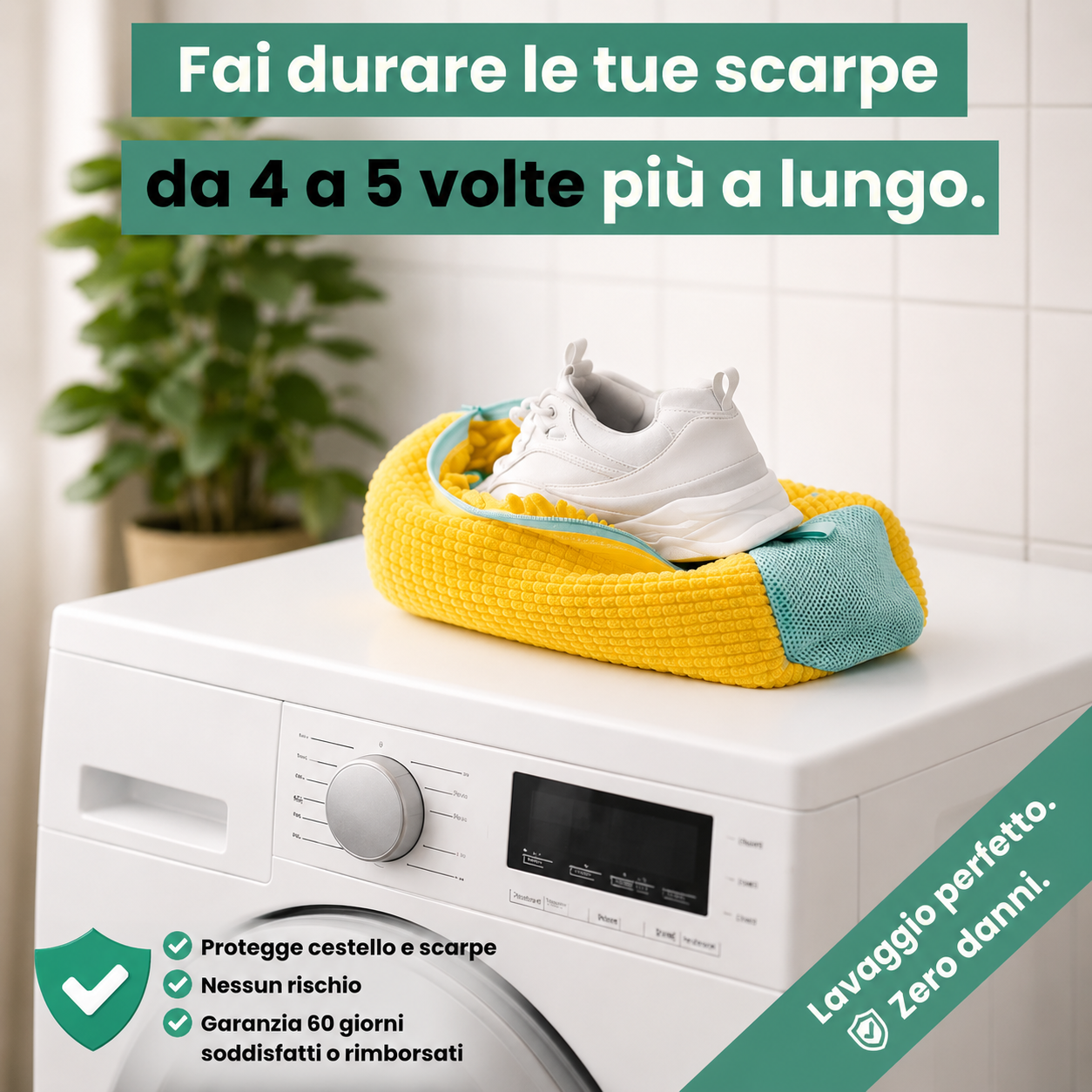 Sacco Salvascarpe per Lavatrice
