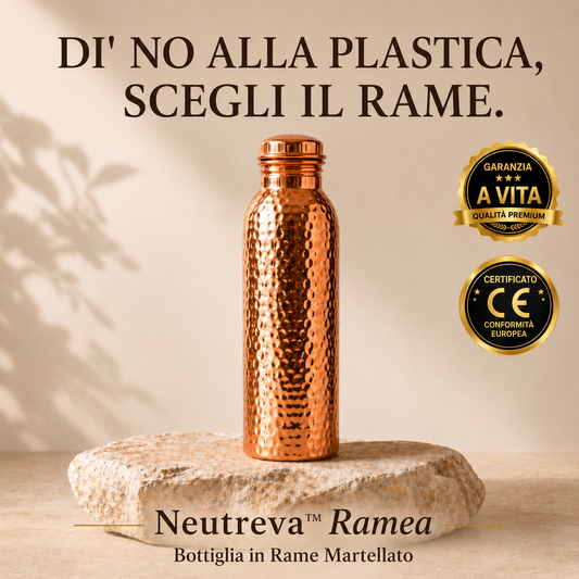 Ramea — Bottiglia in Rame Martellato